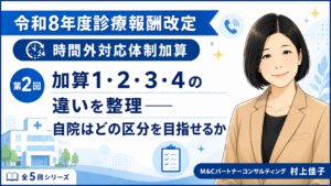 投稿についてもっと詳しく 加算1・2・3・4の違いを整理――自院はどの区分を目指せるか（第2回／全5回）