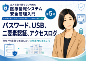 投稿についてもっと詳しく パスワード、USB、二要素認証、アクセスログ――令和7年度版で確認したい日常運用の落とし穴（第5回／全6回）