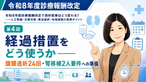 投稿についてもっと詳しく 経過措置をどう使うか――腹膜透析24回・腎移植2人要件への準備（第4回／全6回）