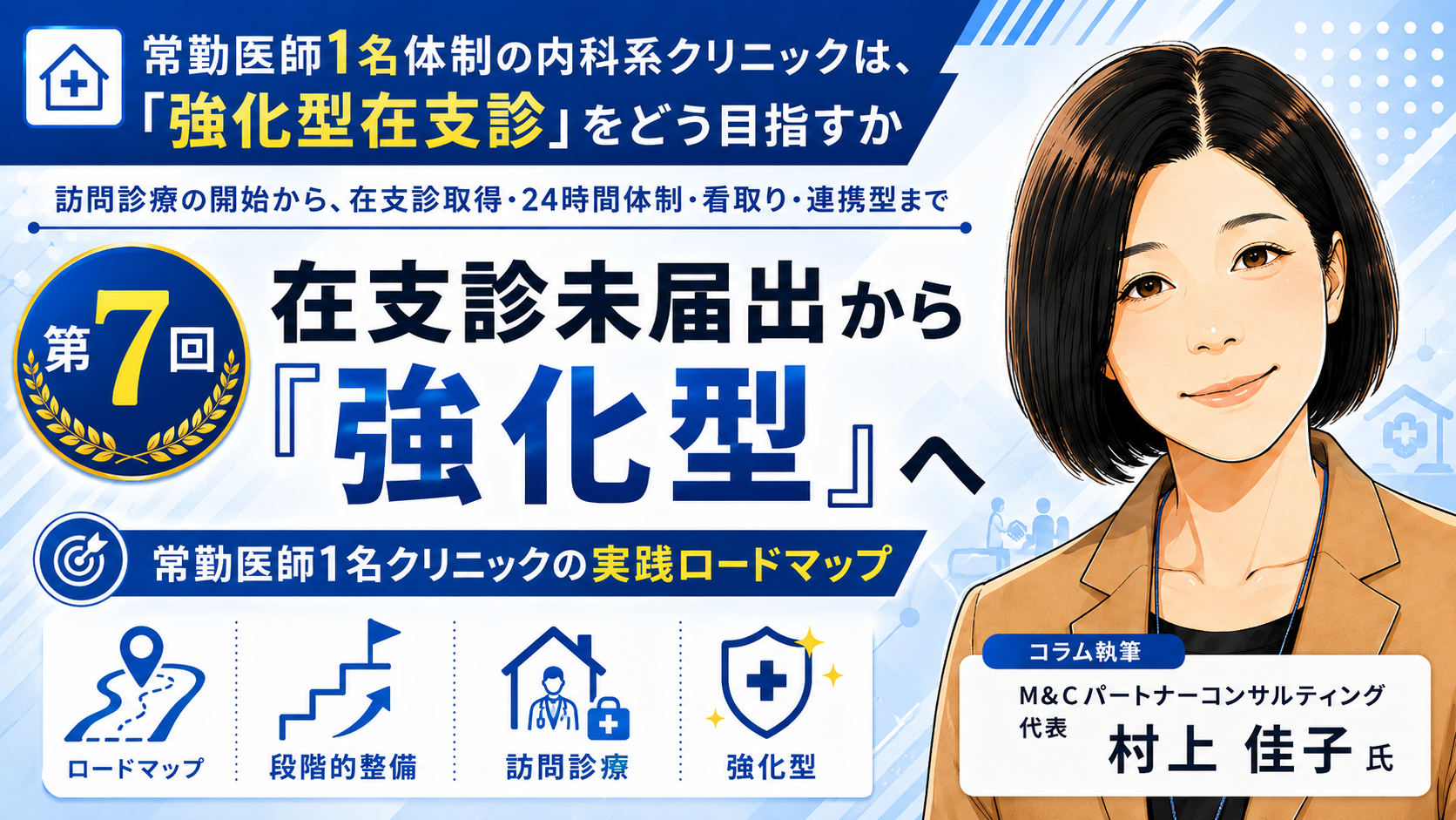 あなたが現在見ているのは 在支診未届出から「強化型」へ――常勤医師1名クリニックの実践ロードマップ（第7回／全8回）