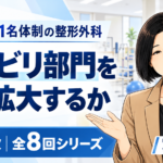 常勤医師1名体制の整形外科は、リハビリ部門をどう拡大するか　目次